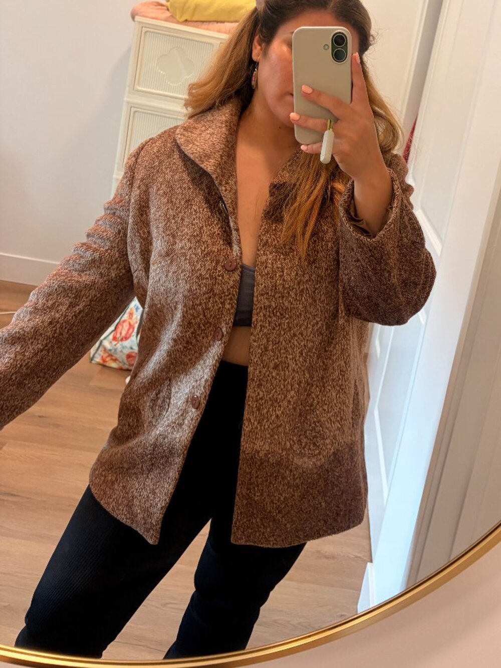 Gorgeous Vintage Brown Oversized Suit/Coat